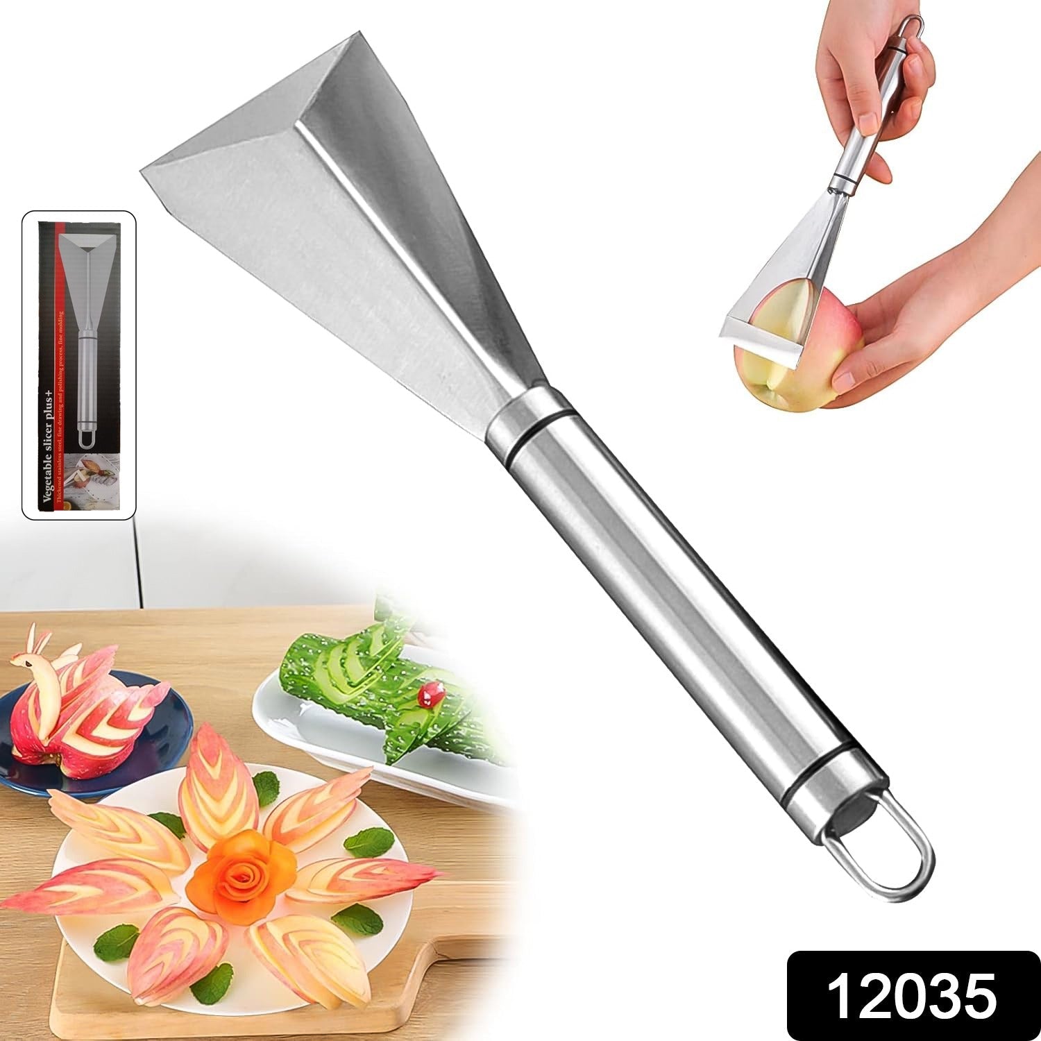 Stainless Steel V-Shaped Fruit Carving Knife Stainless Steel V-Shaped Fruit Carving Knife